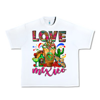 White Love Mexico Cold Drink Frappe Urban Heavy Tee - FaDigitalArtStudio