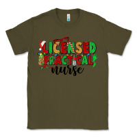 Army Green licensed practical nurse Classic Tee - CowGirlArtShop