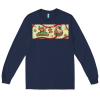 Navy just a girl who loves christmas Long Sleeve Tee - BundleAndBundleShop