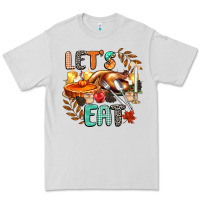 Dove Grey lets eat Premium Tee - CowGirlArtShop
