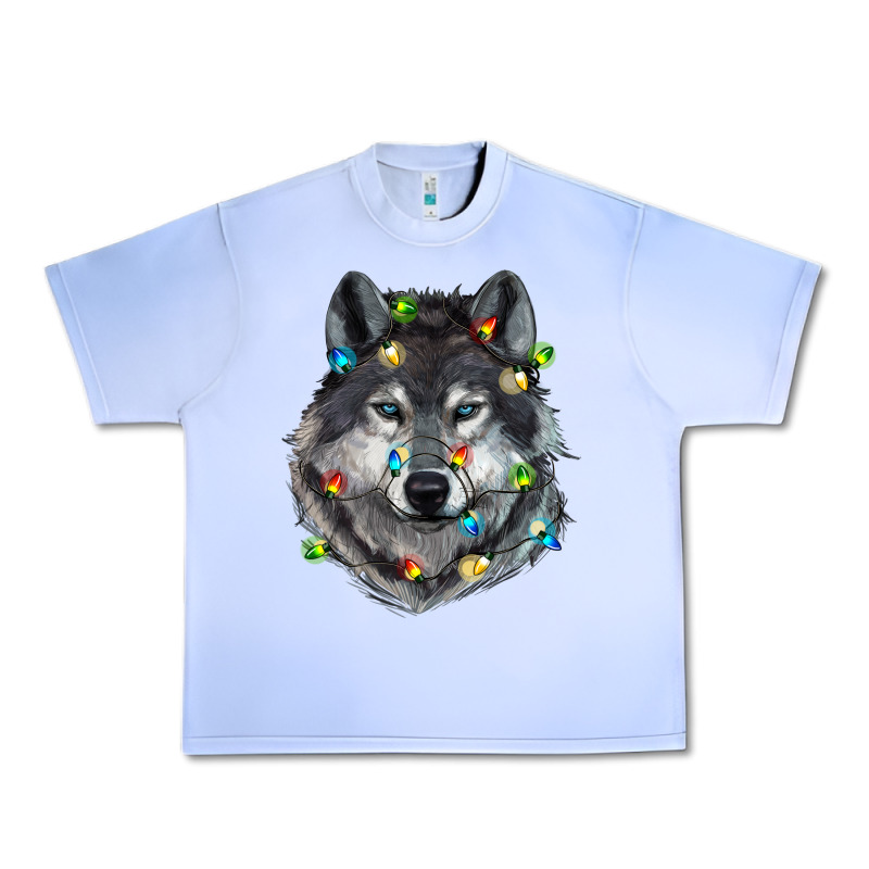 Christmas With Wolf Urban Heavy Tee by RanaPortraitStore | Teevron