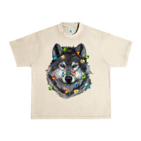 Sandshell Christmas with wolf Urban Heavy Tee - RanaPortraitStore