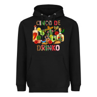 Black cinco de drinko Heavyweight Hoodie - JahusDesignShop