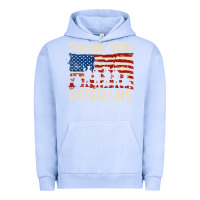 Pigment Grape Ice Thank You Veterans American Flag Patriotic Urban Hoodie - baoMotion