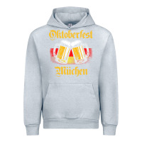 Heather Grey Oktoberfest Munich Urban Hoodie - baoMotion