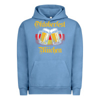 Pigment Pebble Blue Oktoberfest Munich Urban Hoodie - baoMotion