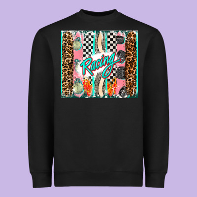 Racing Brushstroke Heavyweight Sweatshirt Designed By Adodesignshop