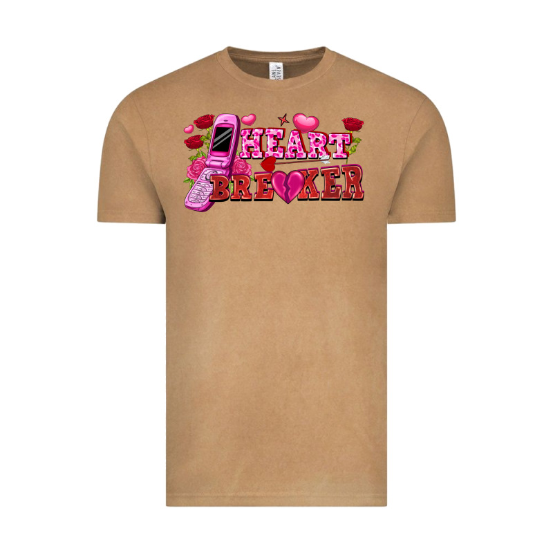 Heart Breaker Valentine's Day Vintage Tee by FaDigitalArtStudio | Teevron