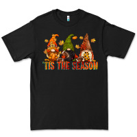 Black tis the season gnomes Premium Tee - CowGirlArtShop