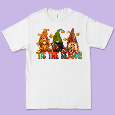 Tis The Season Gnomes Premium Tee Designed By Cowgirlartshop