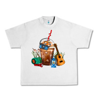 Lunar Rock Camping Frappe Coffee Urban Heavy Tee - FaDigitalArtStudio
