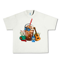 Pistachio Camping Frappe Coffee Urban Heavy Tee - FaDigitalArtStudio