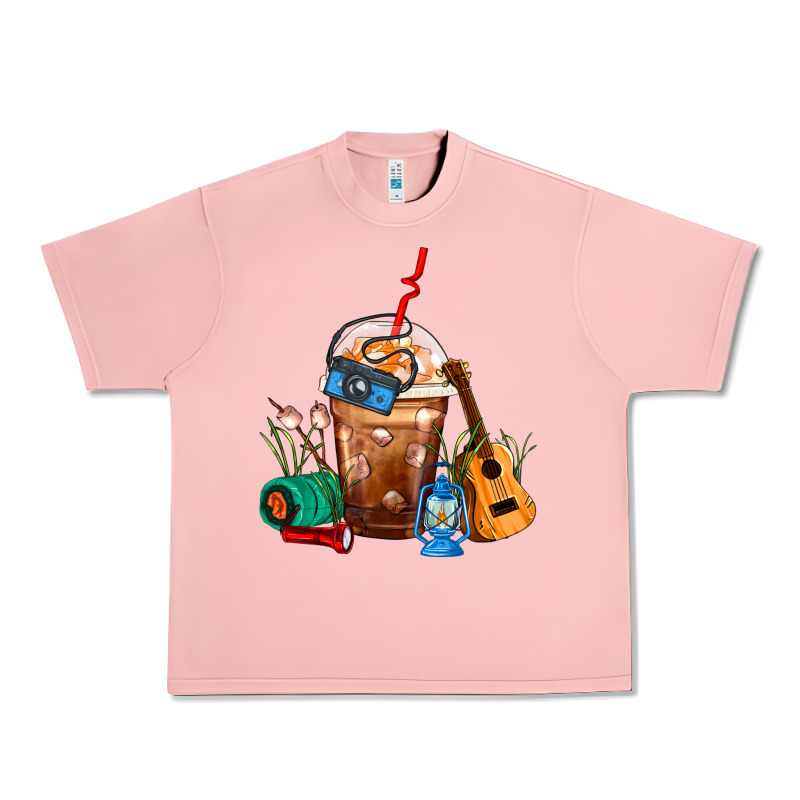 Camping Frappe Coffee Urban Heavy Tee by FaDigitalArtStudio | Teevron