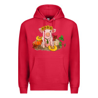 Cardinal fall pig Premium Hoodie - RanaPortraitStore