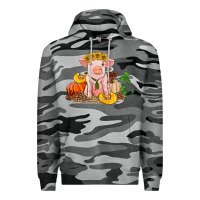 Slate Camo fall pig Premium Hoodie - RanaPortraitStore