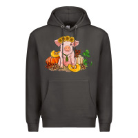 Smoke fall pig Premium Hoodie - RanaPortraitStore