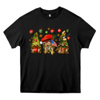Black Christmas Army Gnomes 4th of july Heavy Core Tee - HowdyJamesFarm
