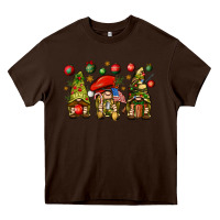 Chocolate Brown Christmas Army Gnomes 4th of july Heavy Core Tee - HowdyJamesFarm