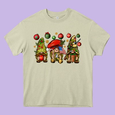 Christmas Army Gnomes 4th Of July Heavy Core Tee Designed By Howdyjamesfarm