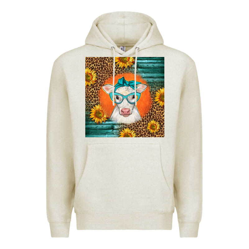 Charolais Cow Premium Hoodie by LillyAllenDesigns | Teevron