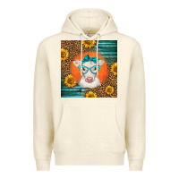 Sandshell charolais cow Premium Hoodie - LillyAllenDesigns