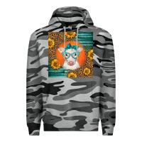 Slate Camo charolais cow Premium Hoodie - LillyAllenDesigns