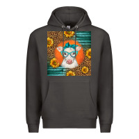 Smoke charolais cow Premium Hoodie - LillyAllenDesigns