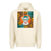 Tofu charolais cow Premium Hoodie - LillyAllenDesigns