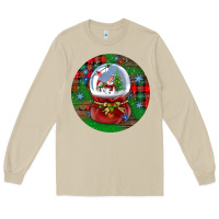 Mushroom snow globe christmas ornament Long Sleeve Tee - BundleAndBundleShop