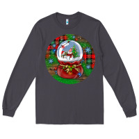 Smoke snow globe christmas ornament Long Sleeve Tee - BundleAndBundleShop