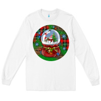 White snow globe christmas ornament Long Sleeve Tee - BundleAndBundleShop