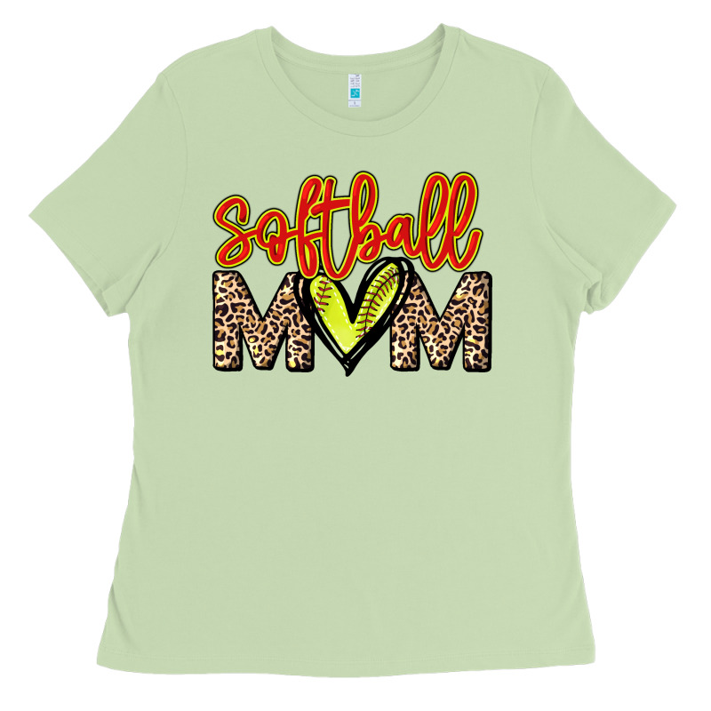Softball Mom Ladies Tee by HowdyJamesFarm | Teevron