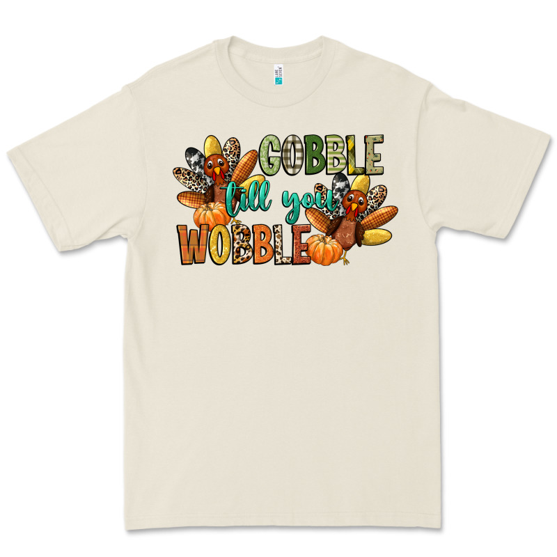 Gobble Till You Wobble Premium Tee by CowGirlArtShop | Teevron