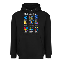 Black god says i am autism Heavyweight Hoodie - JahusDesignShop
