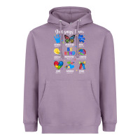 Lavender god says i am autism Heavyweight Hoodie - JahusDesignShop