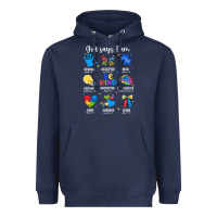 God Says I Am Autism Heavyweight Hoodie | Teevron