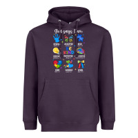 Plum god says i am autism Heavyweight Hoodie - JahusDesignShop