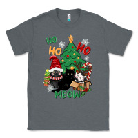 Charcoal Heather ho ho ho meow Classic Tee - CowGirlArtShop