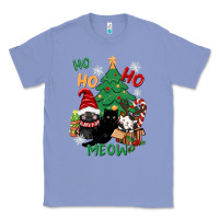 Colony Blue ho ho ho meow Classic Tee - CowGirlArtShop