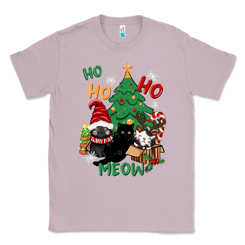Ho Ho Ho Meow Classic Tee by CowGirlArtShop | Teevron