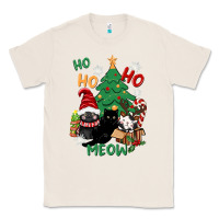 Natural ho ho ho meow Classic Tee - CowGirlArtShop
