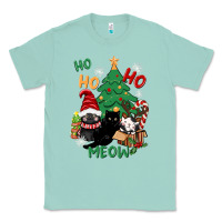 Seafoam ho ho ho meow Classic Tee - CowGirlArtShop