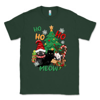 Sports Green ho ho ho meow Classic Tee - CowGirlArtShop