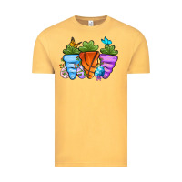 Vintage Mustard Basketball Easter sports carrots Vintage Tee - OliviaCreatesArt