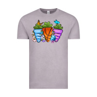 Vintage Zinc Basketball Easter sports carrots Vintage Tee - OliviaCreatesArt