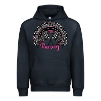 Navy racing checkered rainbow Urban Hoodie - JahusDesignShop