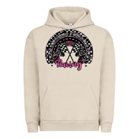 Pigment French Oak racing checkered rainbow Urban Hoodie - JahusDesignShop