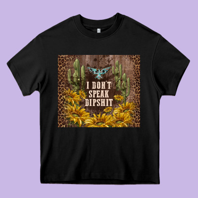I Don't Speak Dipshit Heavy Core Tee Designed By Tumblerdesignbyshophia