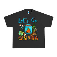 Pigment Black Let's Go Camping Coffee Mug Urban Heavy Tee - FaDigitalArtStudio