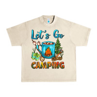 Sandshell Let's Go Camping Coffee Mug Urban Heavy Tee - FaDigitalArtStudio